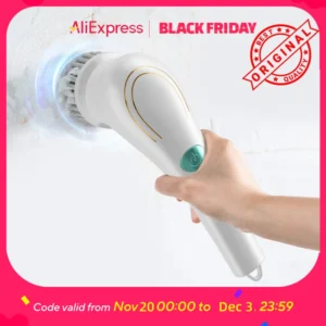 Electric Power Scrubber Kit - Rechargeable Cleaning Brush