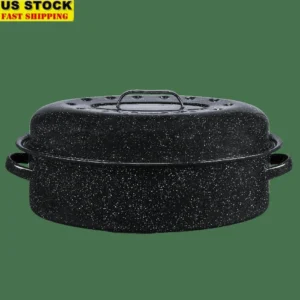 18 Inch Nonstick Covered Oval Roaster